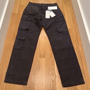 John Elliott NWT Black Cargo Pants “Techno Utility Pant” Size Small Orig $398
